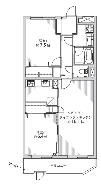 ライオンズマンション鎌倉日坂1階部分