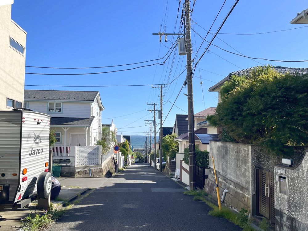 海見え土地 七里ガ浜東2丁目