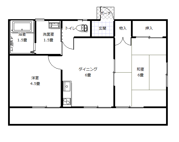 シーサイドテラス腰越　1階