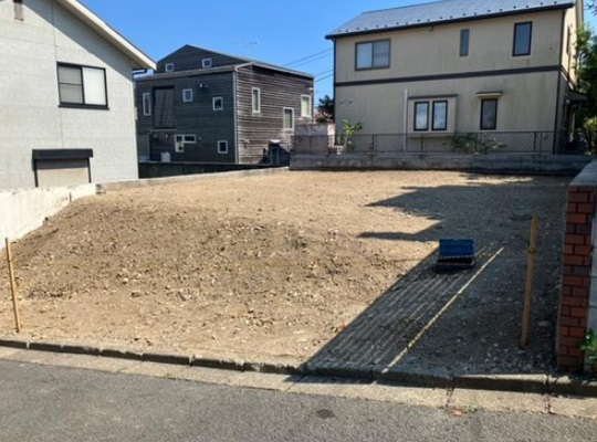 七里ガ浜2丁目建築条件なし土地58坪！