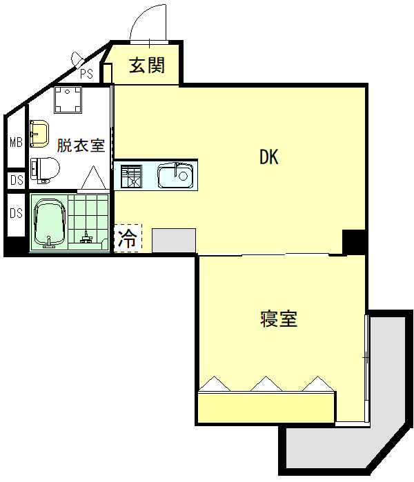 赤坂6丁目マンション1LDK