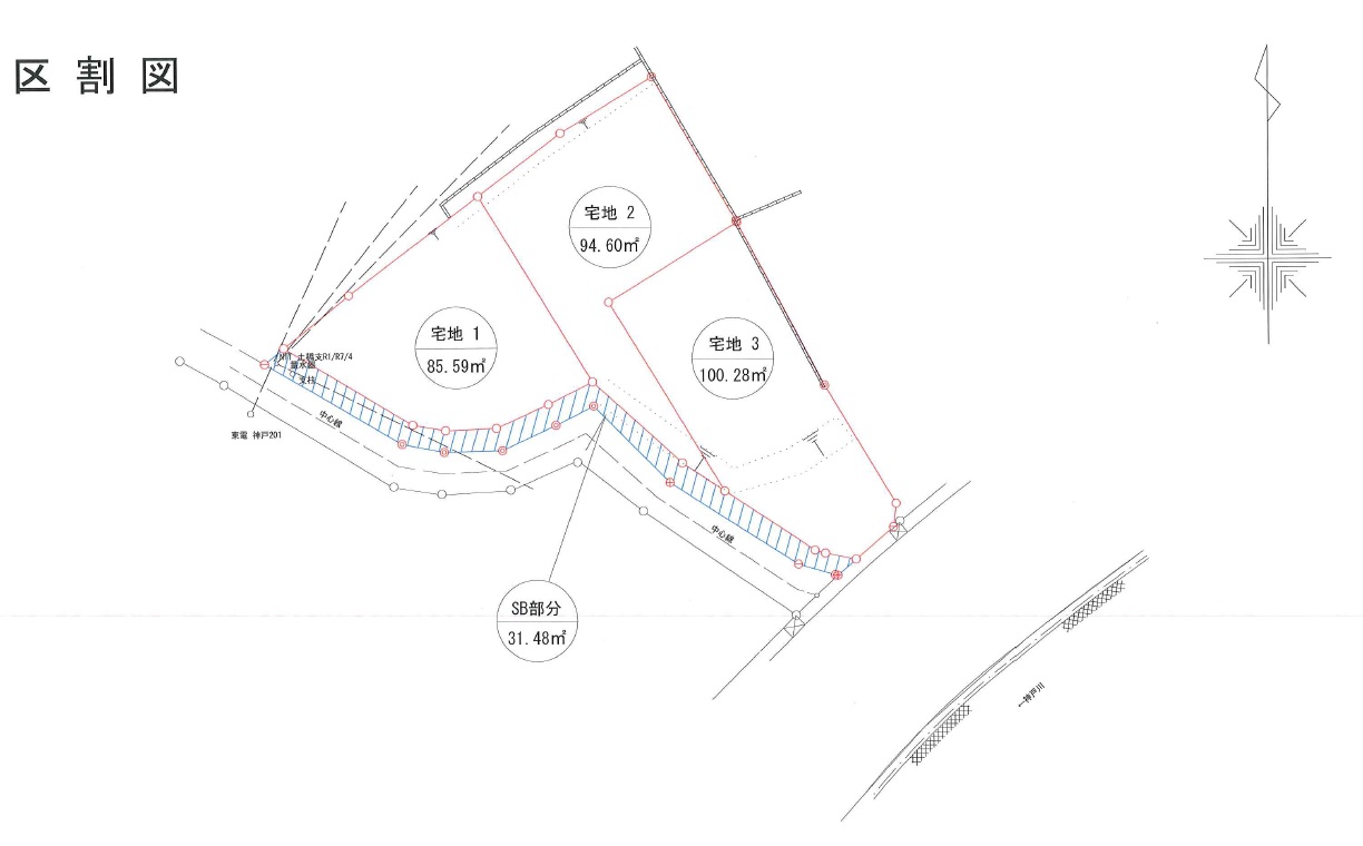 腰越3丁目新築住宅3棟